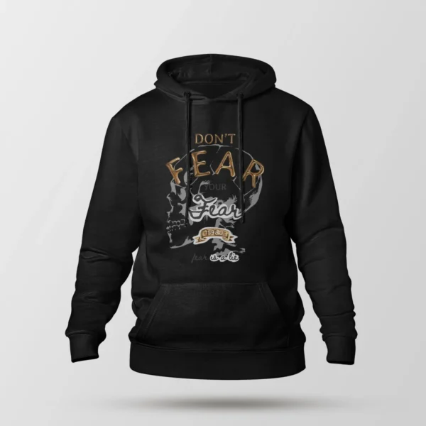 هودی جمجمه طرح Don’t Fear Your Fear