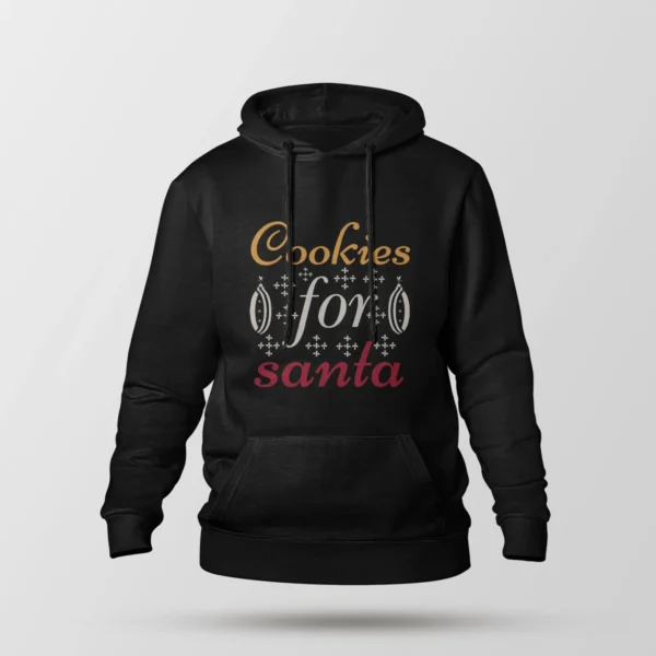 هودی کریسمس طرح Cookies For Santa
