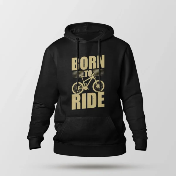 هودی دوچرخه‌سواری طرح Born To Ride