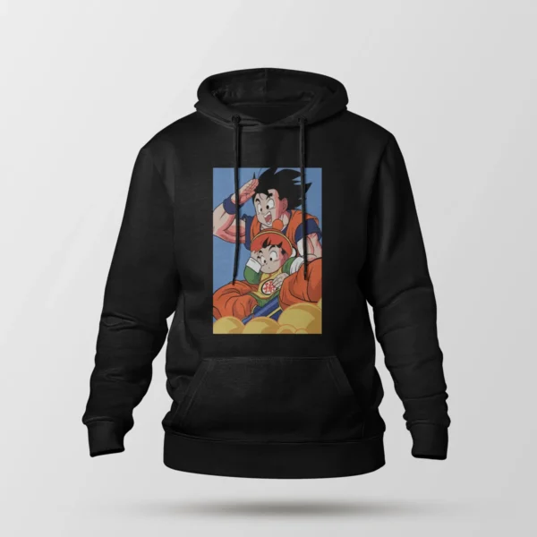 هودی انیمه دراگون بال طرح گوکو و گوهان روی ابر (Goku and Gohan)