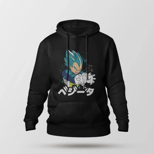 هودی انیمه دراگون بال طرح وجیتا بلو (Vegeta)