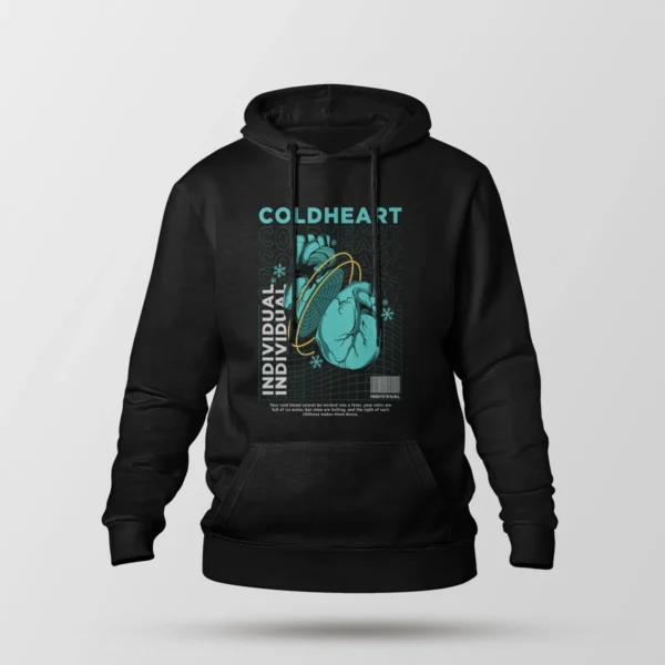 هودی قلب طرح Coldheart