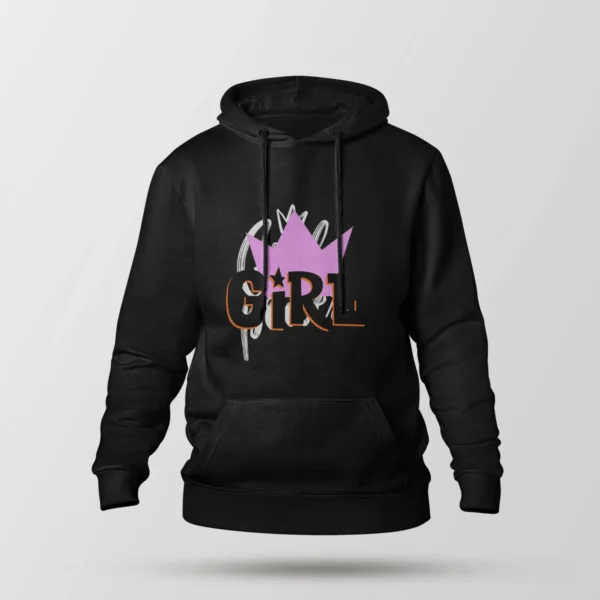 هودی طرح Girl با تاج