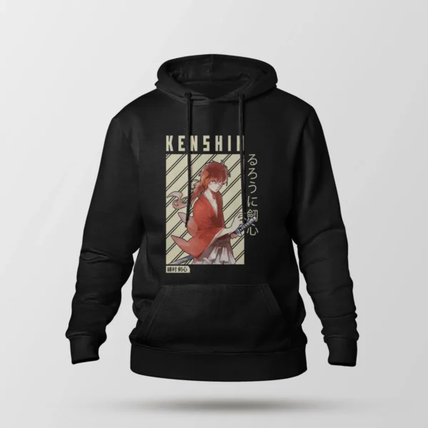 هودی انیمه کنشین طرح خط‌خطی (Kenshin)