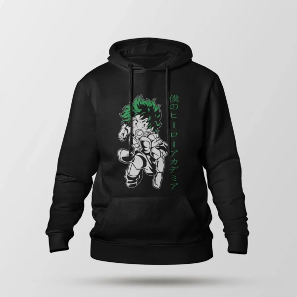 هودی انیمه My Hero Academia طرح ایزوکو سفید