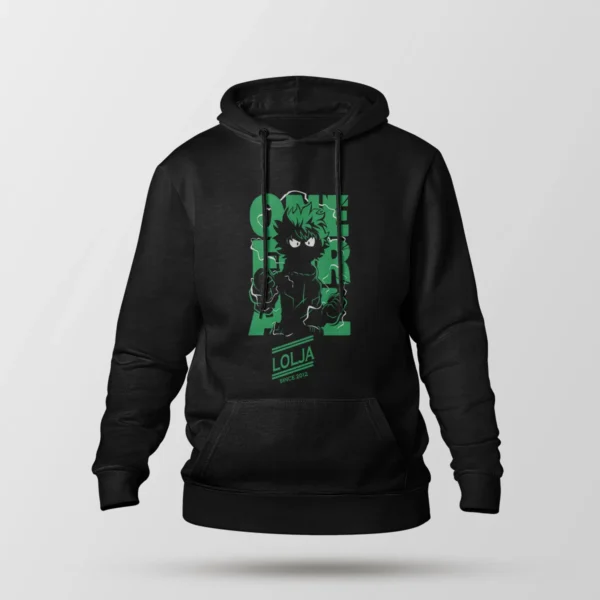 هودی انیمه My Hero Academia طرح ایزوکو سبز