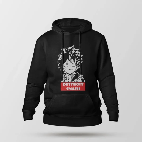 هودی انیمه My Hero Academia طرح Destroit Smash
