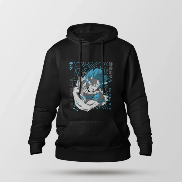 هودی انیمه My Hero Academia طرح ایزوکو One For All