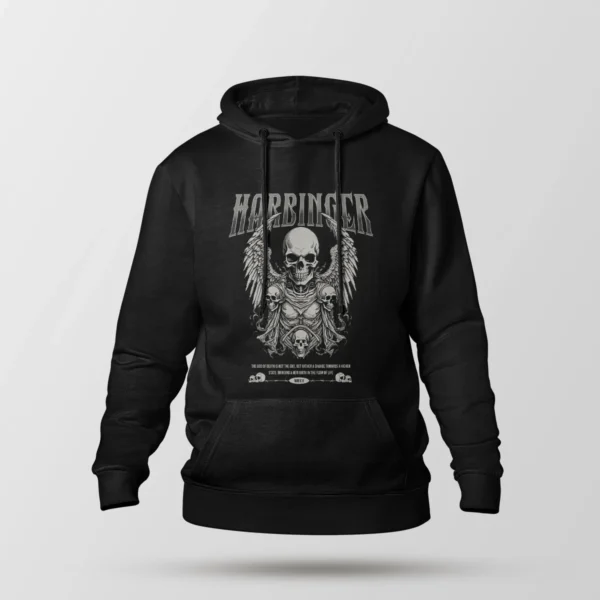 هودی جمجمه فرشته مرگ طرح Harbinger
