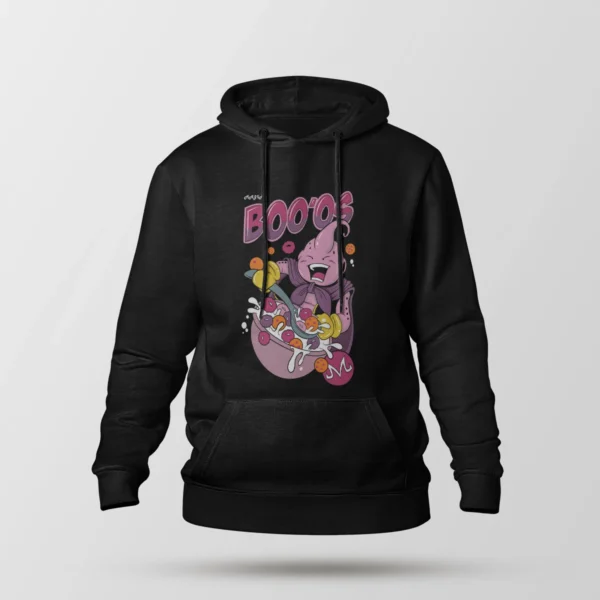 هودی انیمه دراگون بال طرح ماجین بو صبحانه (Majin Buu)