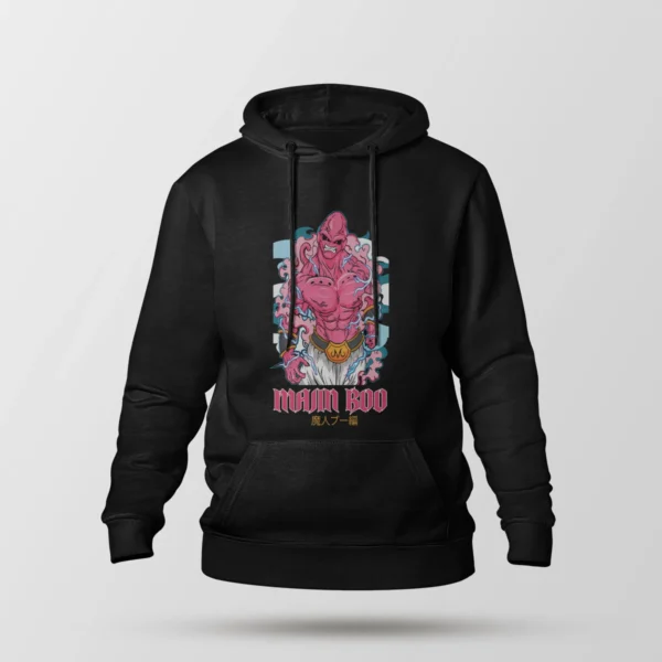 هودی انیمه دراگون بال طرح ماجین بو (Majin Buu)