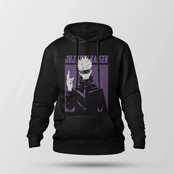 هودی انیمه جوجوتسو کایسن طرح گوجو ساتورو (Jujutsu Kaisen)