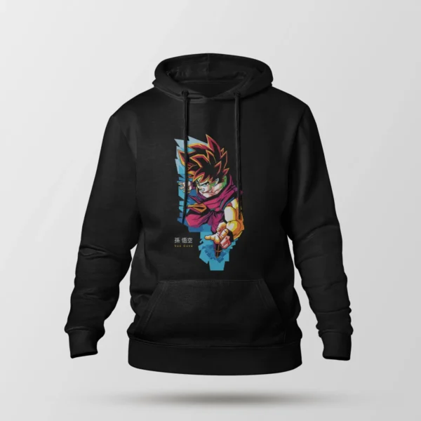هودی انیمه دراگون بال طرح گوکو سوپر سایان (Goku)