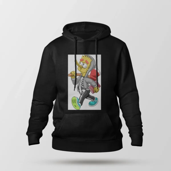 هودی بارت سیمپسون طرح اسکلت (Bart Simpson)