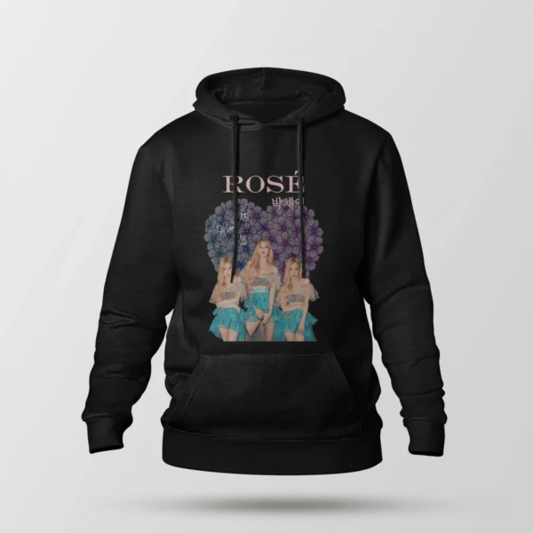 هودی بلک‌پینک طرح رُزه (Rosé)