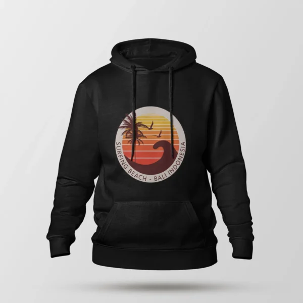 هودی ساحل بالی طرح Surfing Beach