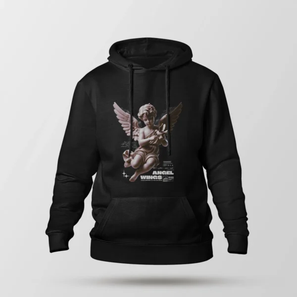 هودی فرشته کلاسیک طرح Angel Wings