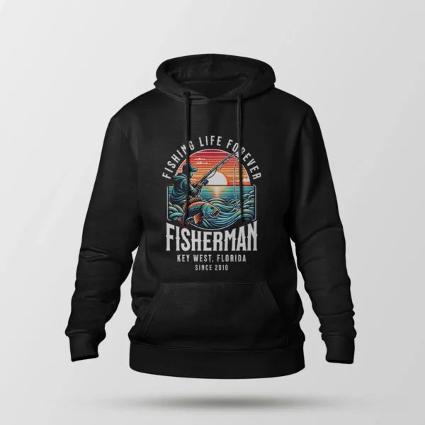 هودی ماهیگیری طرح Fisherman Forever