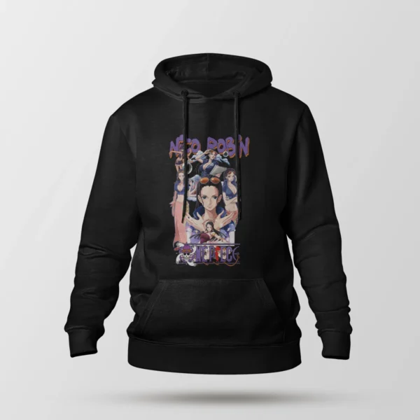 هودی انیمه وان پیس طرح نیکو رابین (Nico Robin)