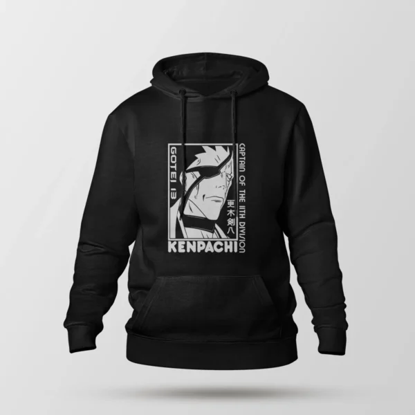 هودی انیمه بلیچ طرح کنپاچی (Kenpachi)