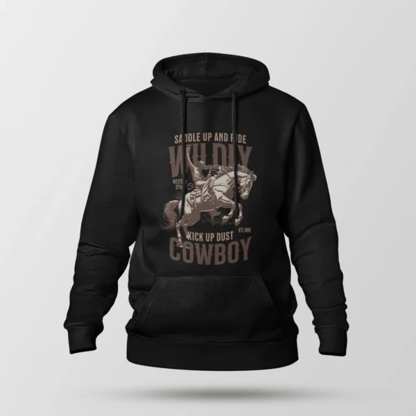 هودی وسترن طرح Wildly Cowboy (اسب)