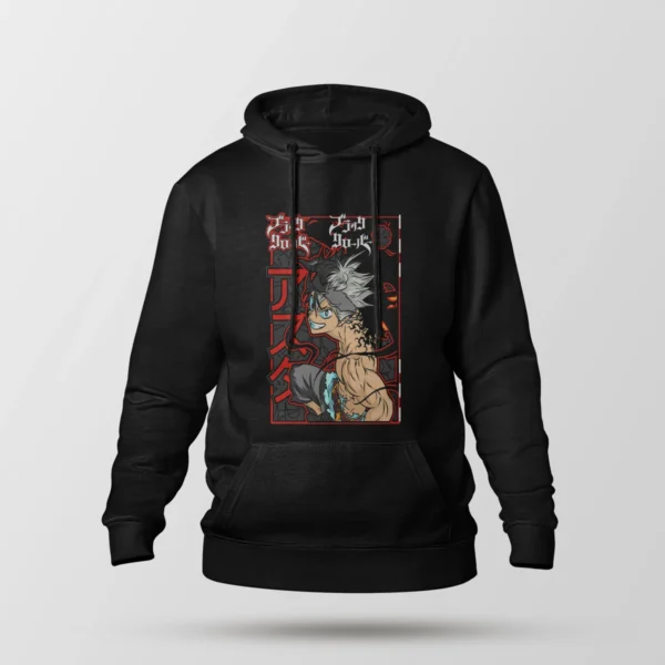 هودی انیمه بلک کلاور طرح شخصیت اصلی (Black Clover)