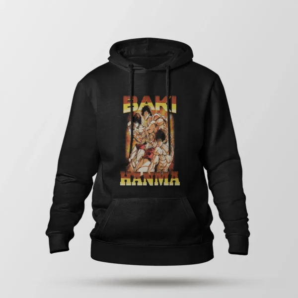 هودی انیمه باکی هانما طرح مبارزه (Baki Hanma)