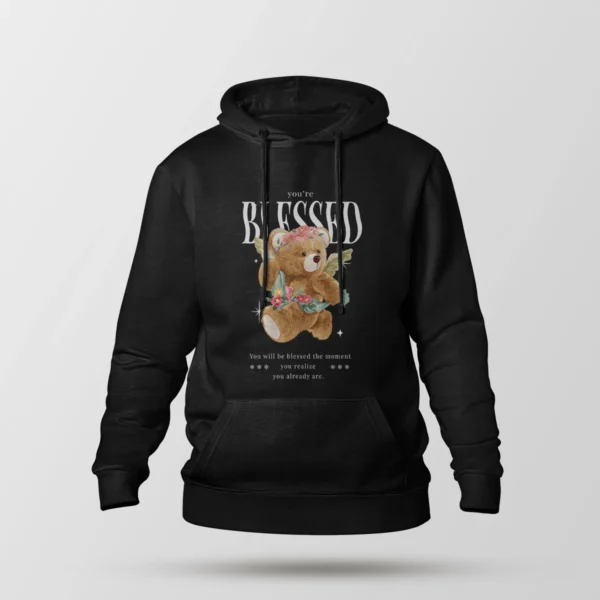 هودی خرس عروسکی طرح فرشته Blessed