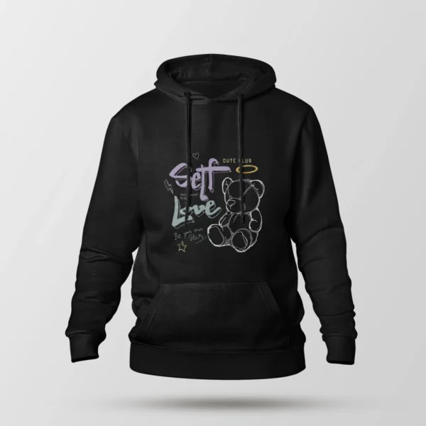 هودی خرس طرح Self Love Cute Club