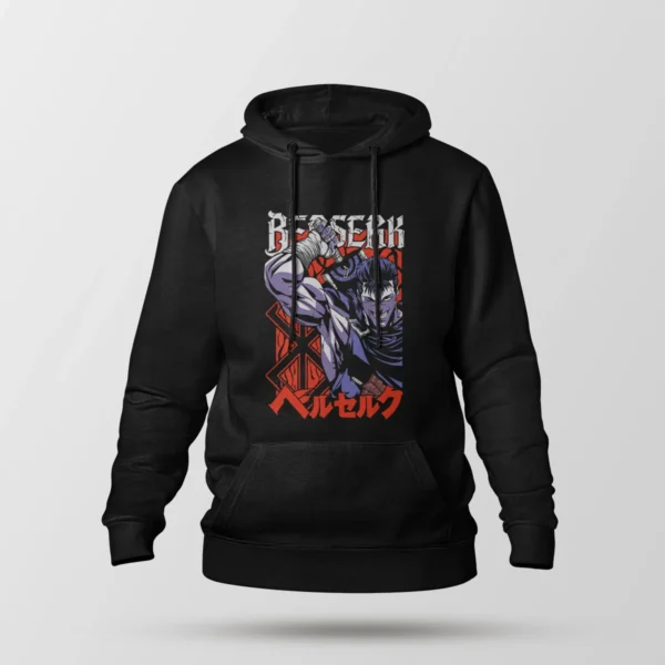 هودی انیمه برزرک طرح گاتس (Berserk)
