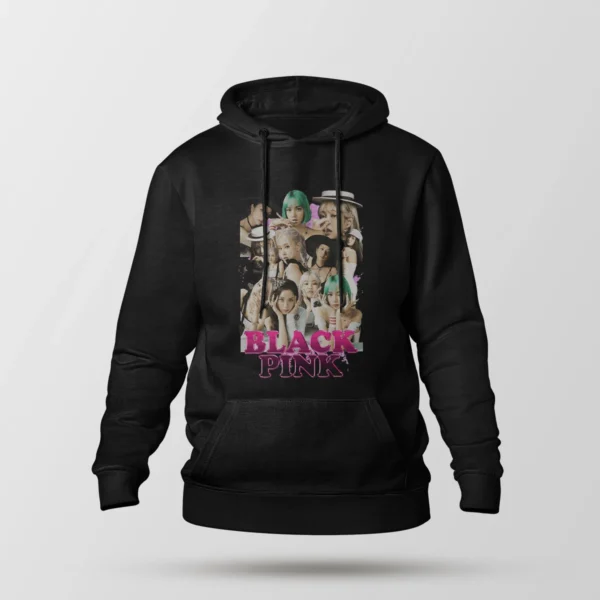 هودی بلک پینک طرح کلاژ اعضا (BLACKPINK)