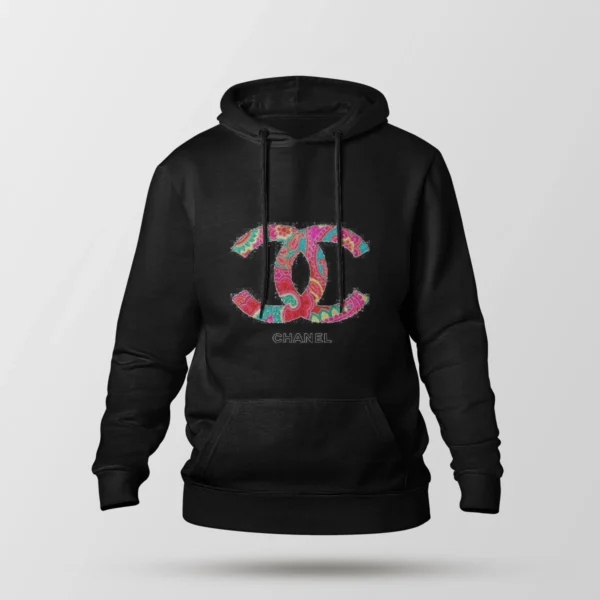 هودی شنل طرح لوگو رنگی (Chanel)