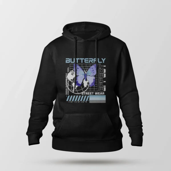 هودی پروانه استریت‌ویر طرح Butterfly Effect