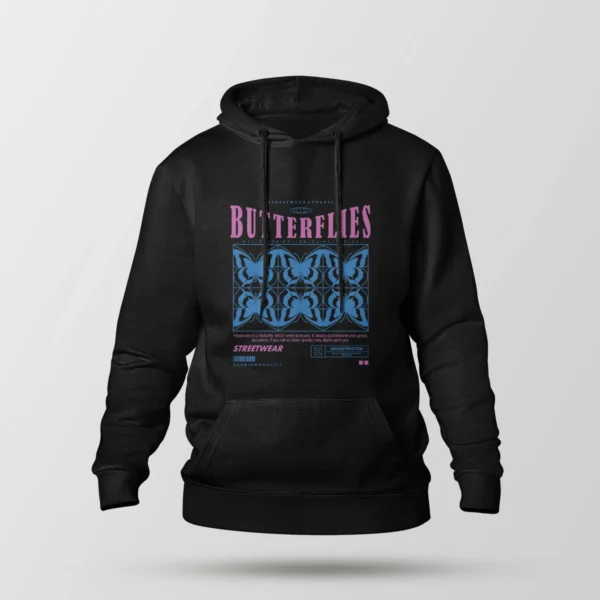 هودی پروانه طرح Butterflies Worldwide