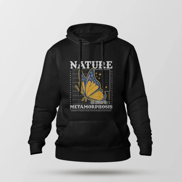 هودی پروانه طرح Nature Metamorphosis