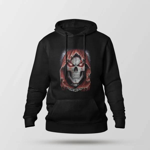 هودی جمجمه طرح شبح قرمز (Red Hood Reaper)