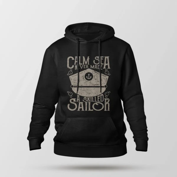 هودی لنگر طرح Calm Sea A Skilled Sailor
