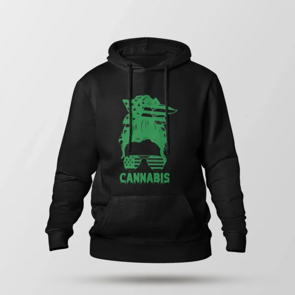 هودی طرح کلاه گاوچران Cannabis