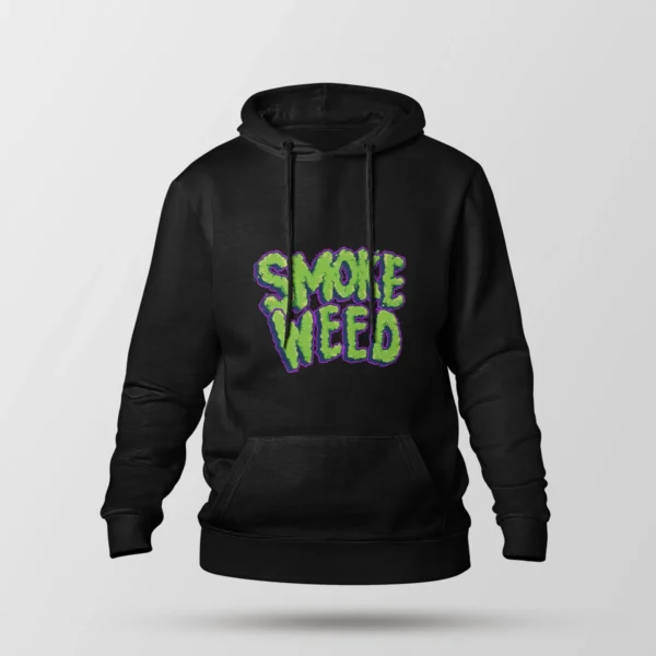 هودی تایپوگرافی Smoke Weed