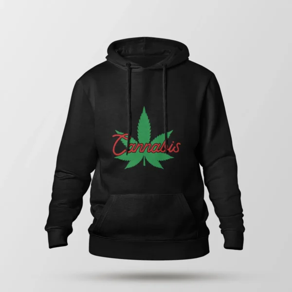 هودی برگ حشیش طرح Cannabis