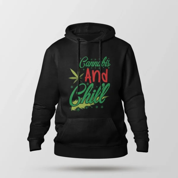هودی نوشته Cannabis And Chill