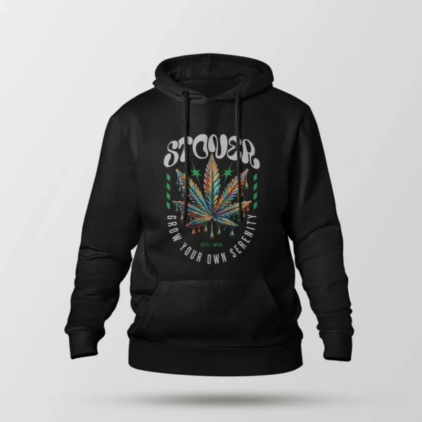هودی طرح برگ کانابیس Stoner