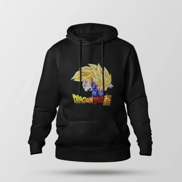 هودی انیمه دراگون بال طرح سوپر سایان (Super Saiyan)
