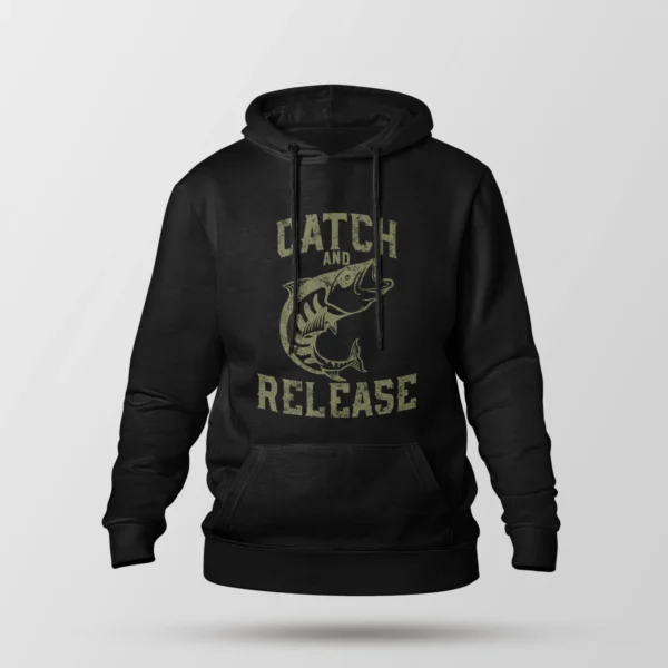 هودی ماهیگیری طرح Catch and Release