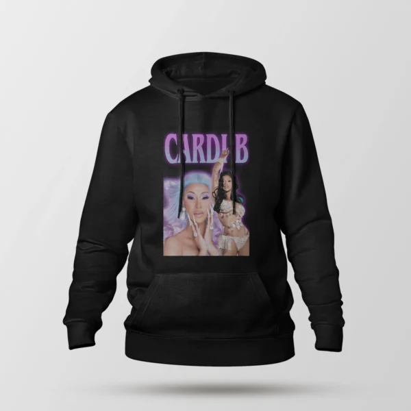 هودی کاردی بی طرح دو عکس (Cardi B)