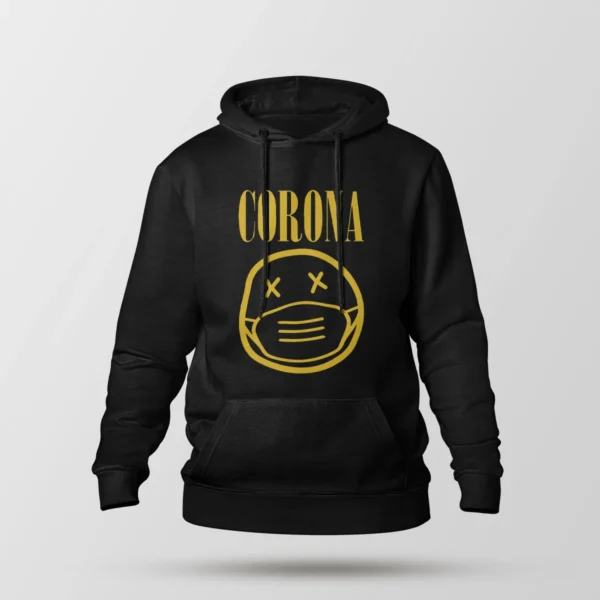 هودی طرح ماسک کرونا لبخند (Corona)