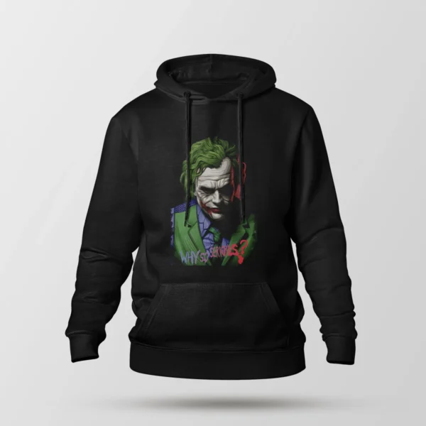 هودی جوکر طرح Why So Serious (Joker)