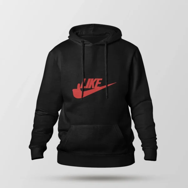 هودی نایک طرح لوگوی پارودی Like (Nike)