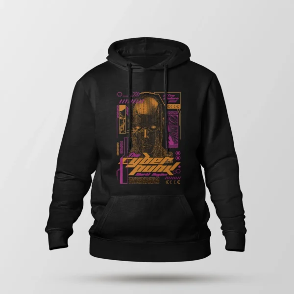 هودی سایبرپانک طرح چهره (Cyberpunk)