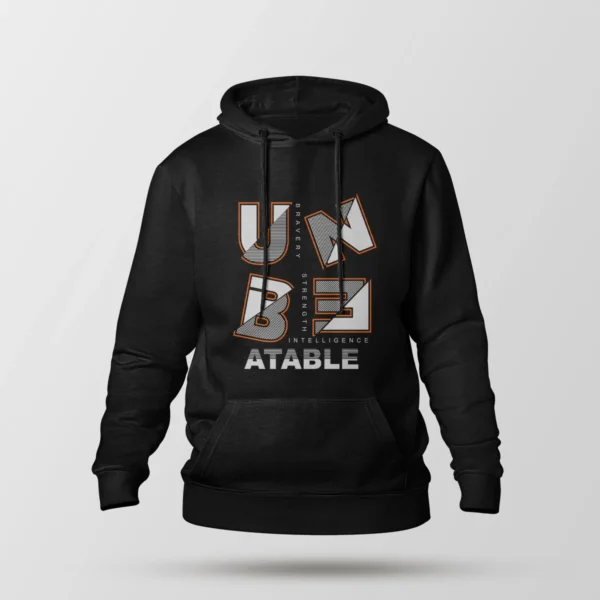 هودی تایپوگرافی طرح Unbeatable